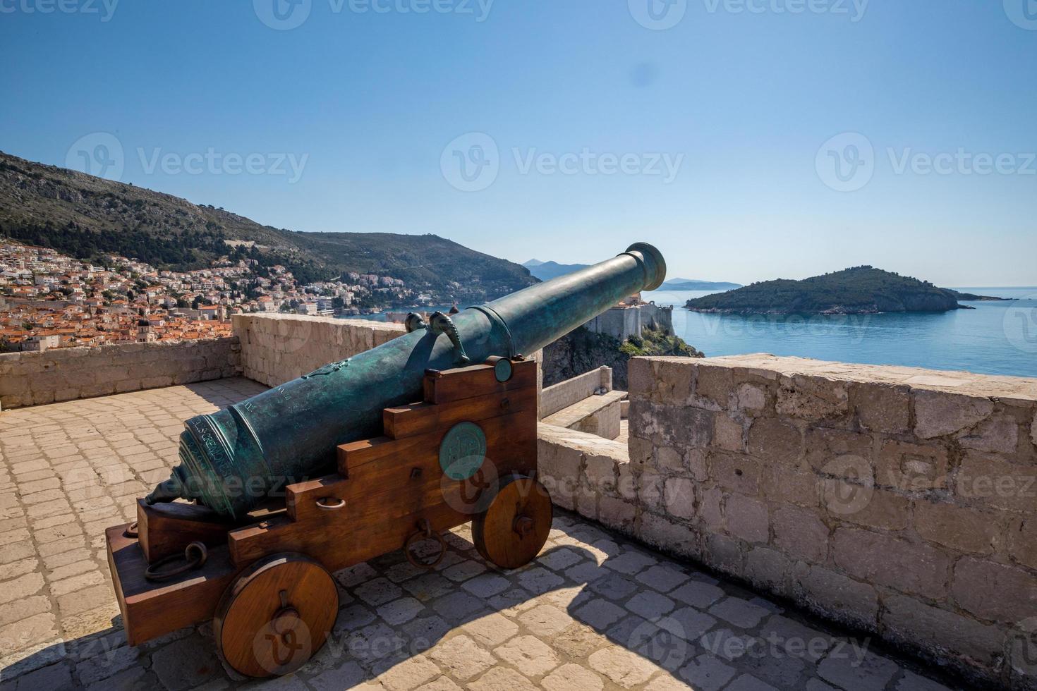 Dubrovnik Walls Cannon photo