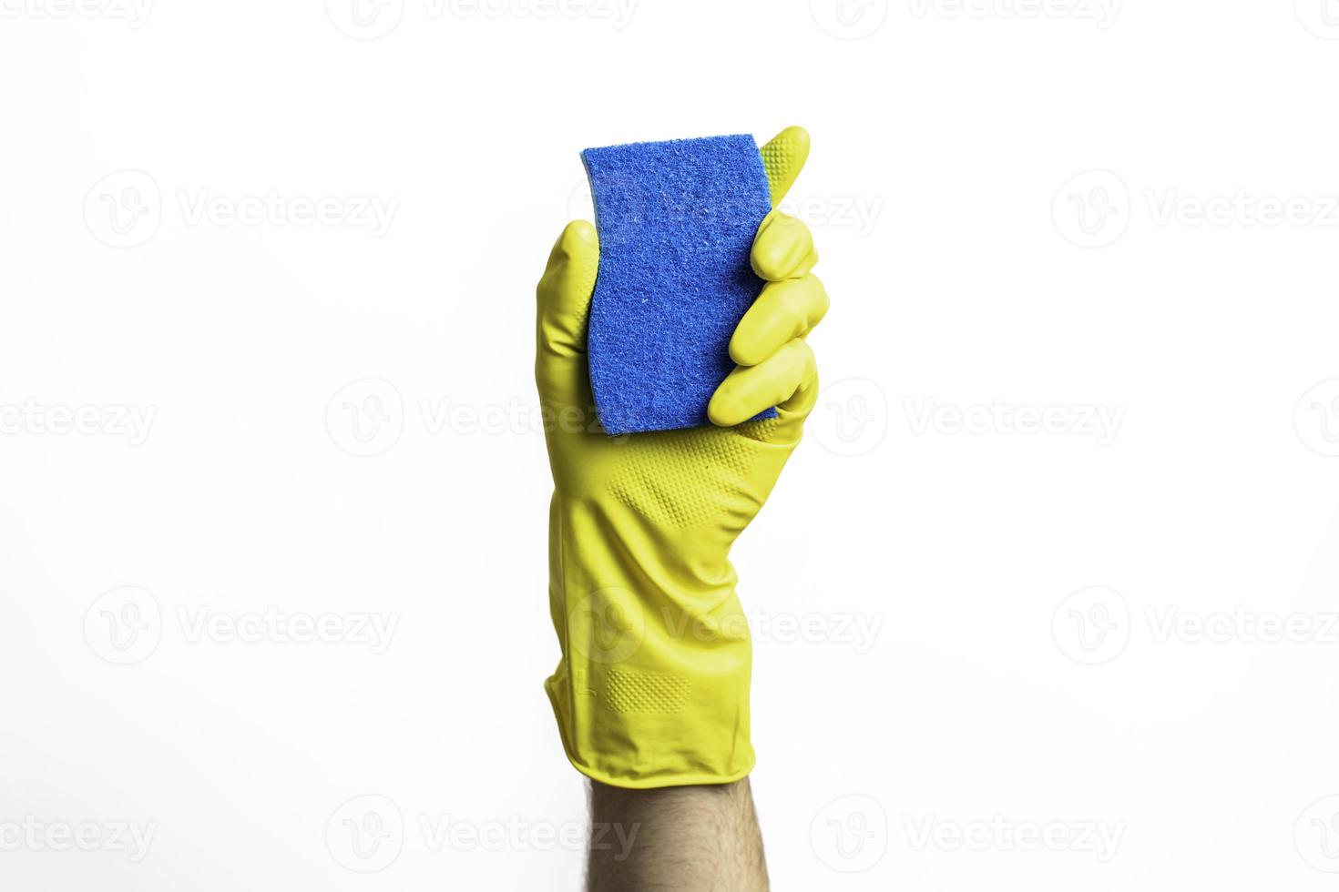 Blue Cleaning Sponge photo