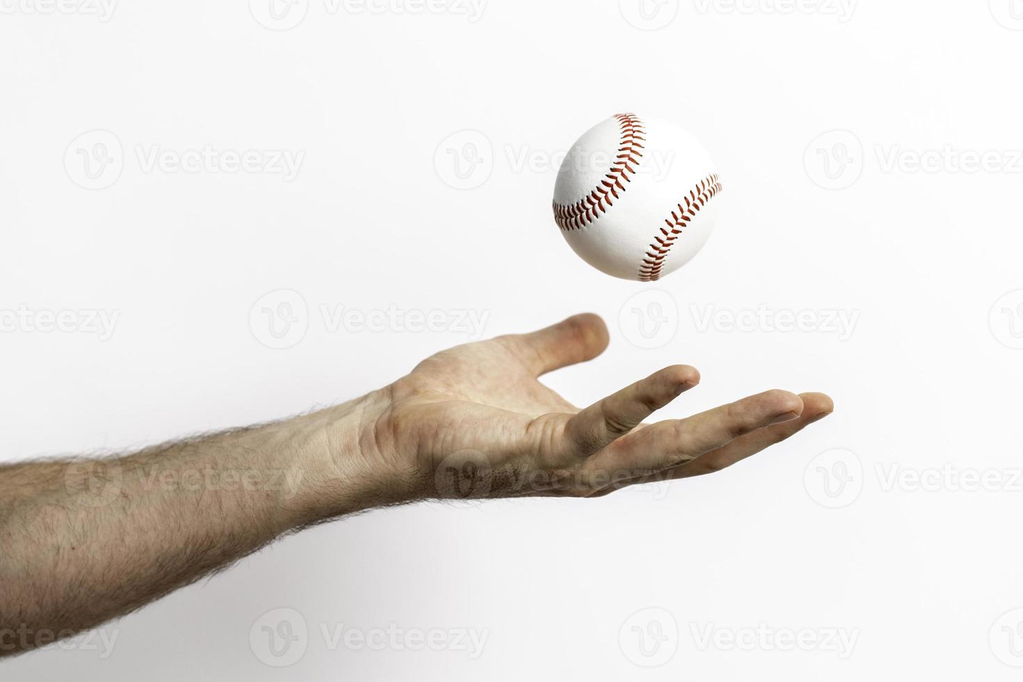 Baseball Toss In Air photo