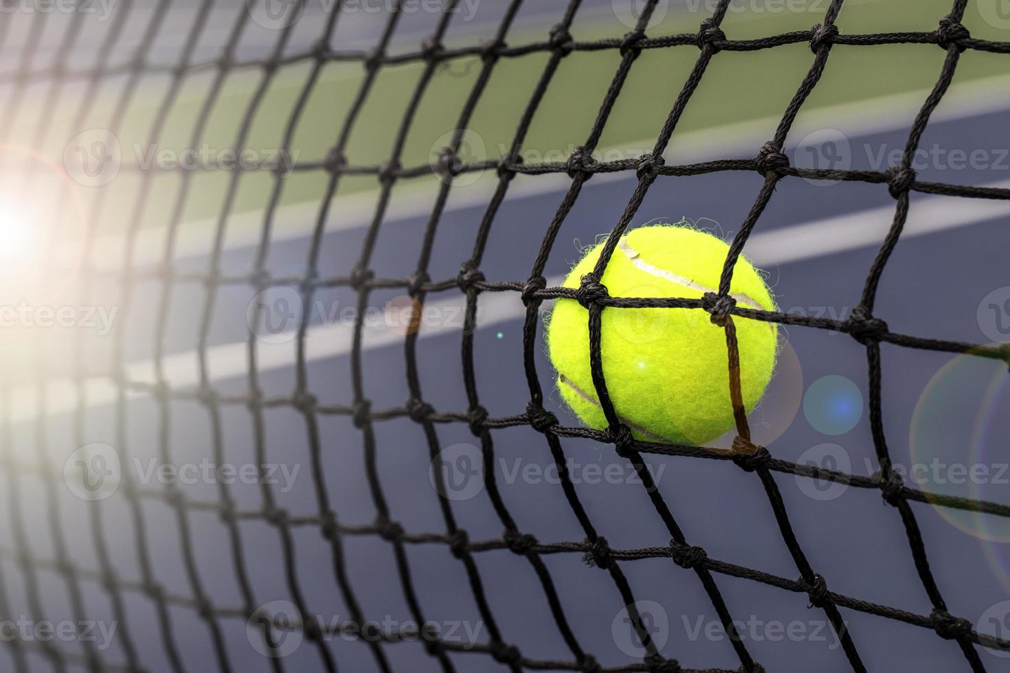 falla de la pelota de tenis foto