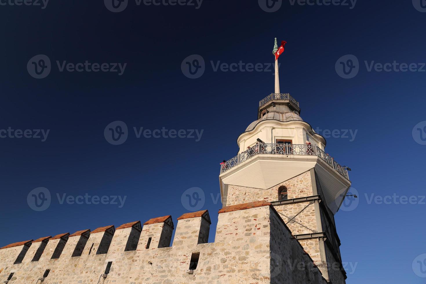 Maidens Tower in Bosphorus Strait, Istanbul photo