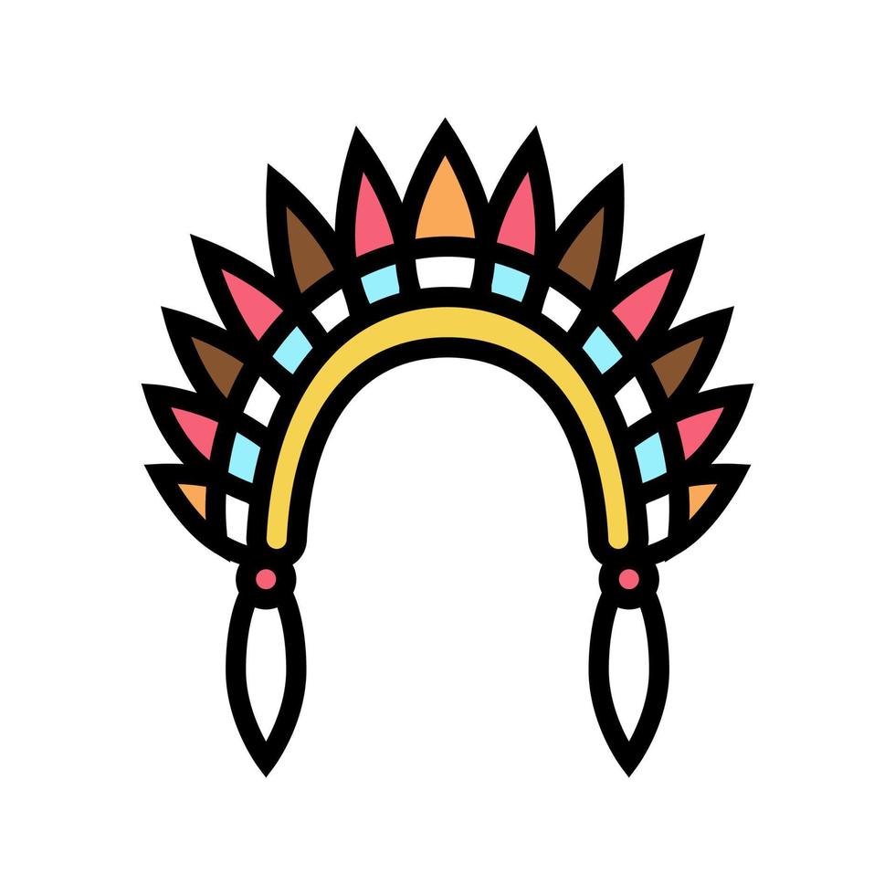 roach boho color icon vector illustration