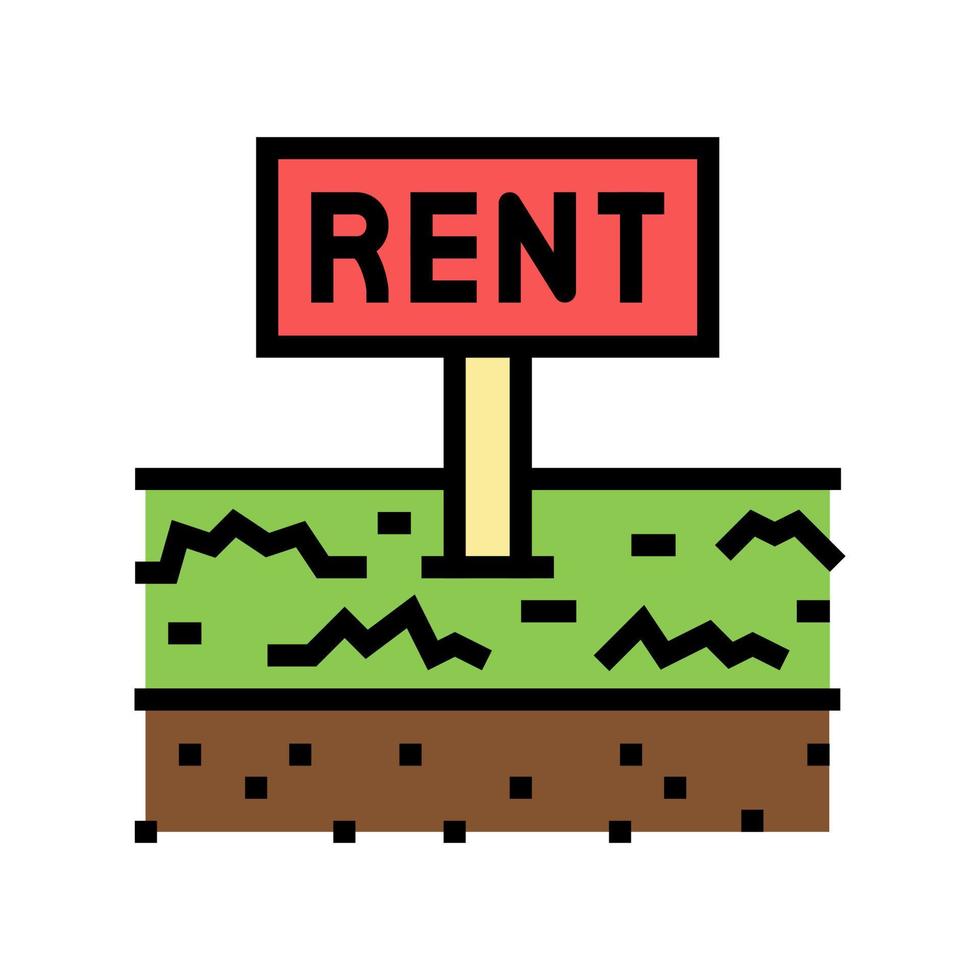 rent land color icon vector illustration 10246907 Vector Art at Vecteezy