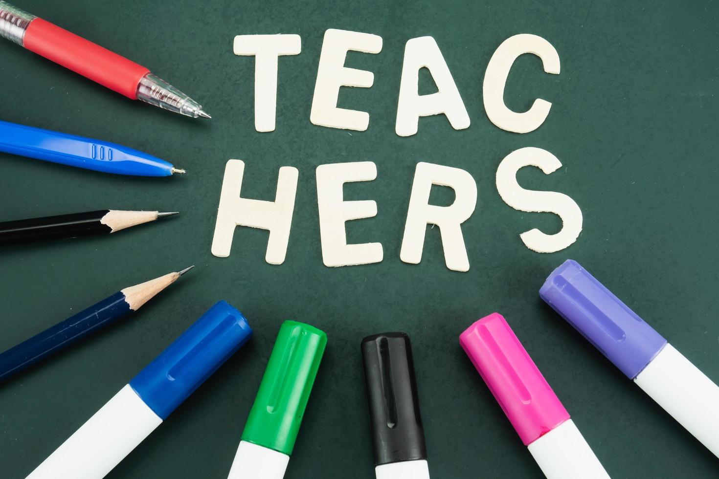 World Teachers' Day background - 5 October Unesco World Teachers's Day celebration concept photo