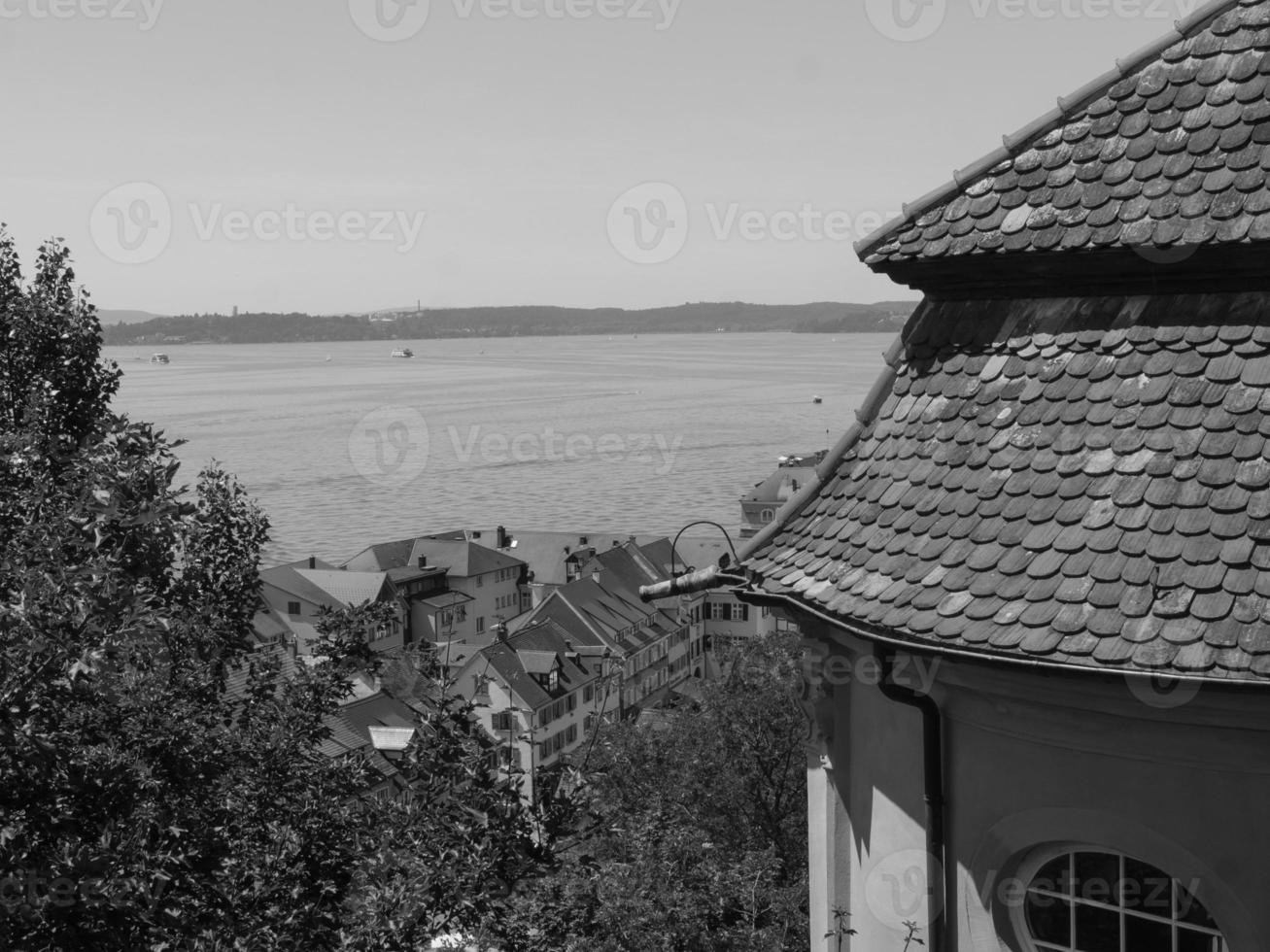 the city of Meersburg at the lake constance photo