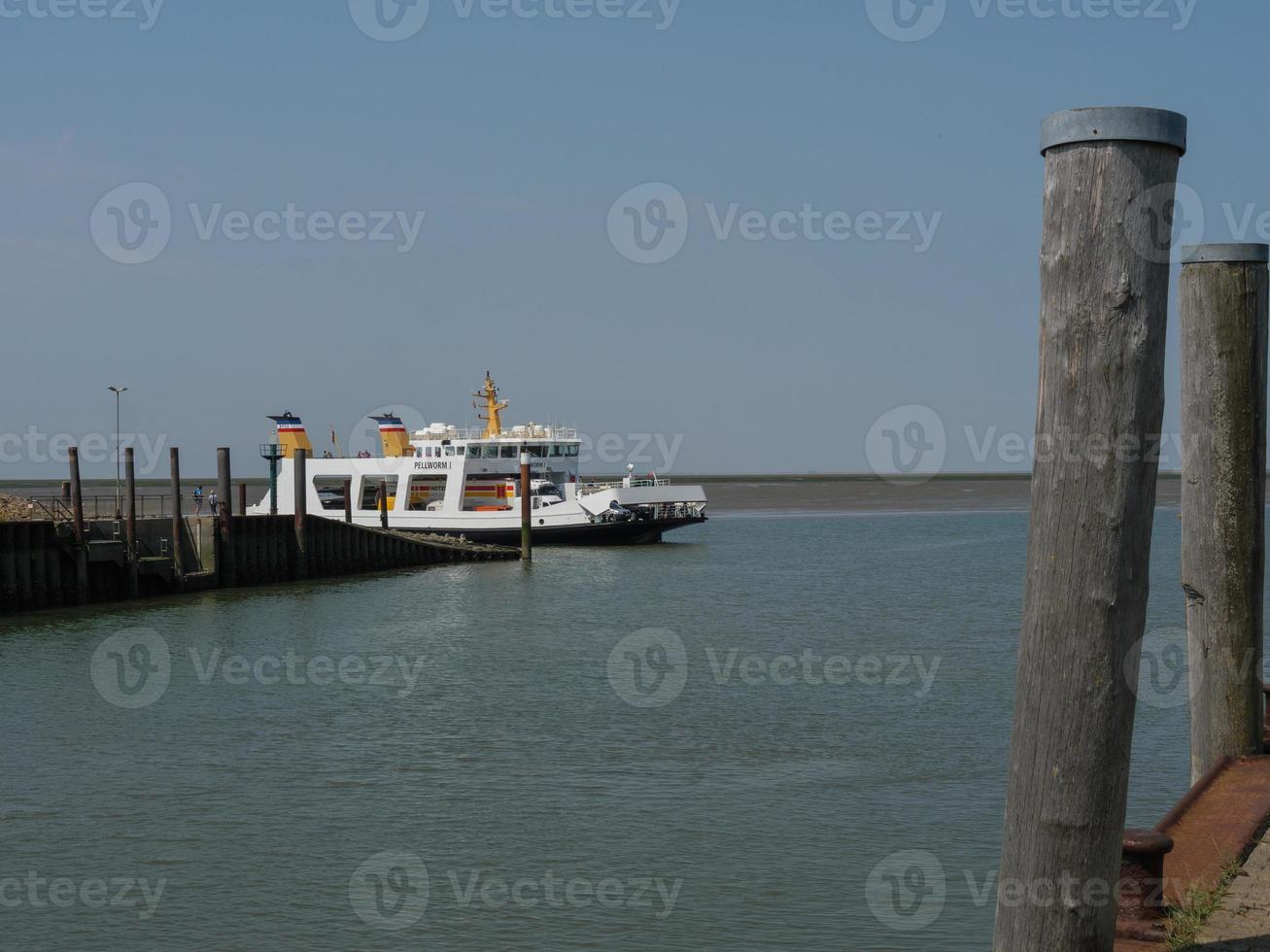 the island Nordstrand in the north sea photo