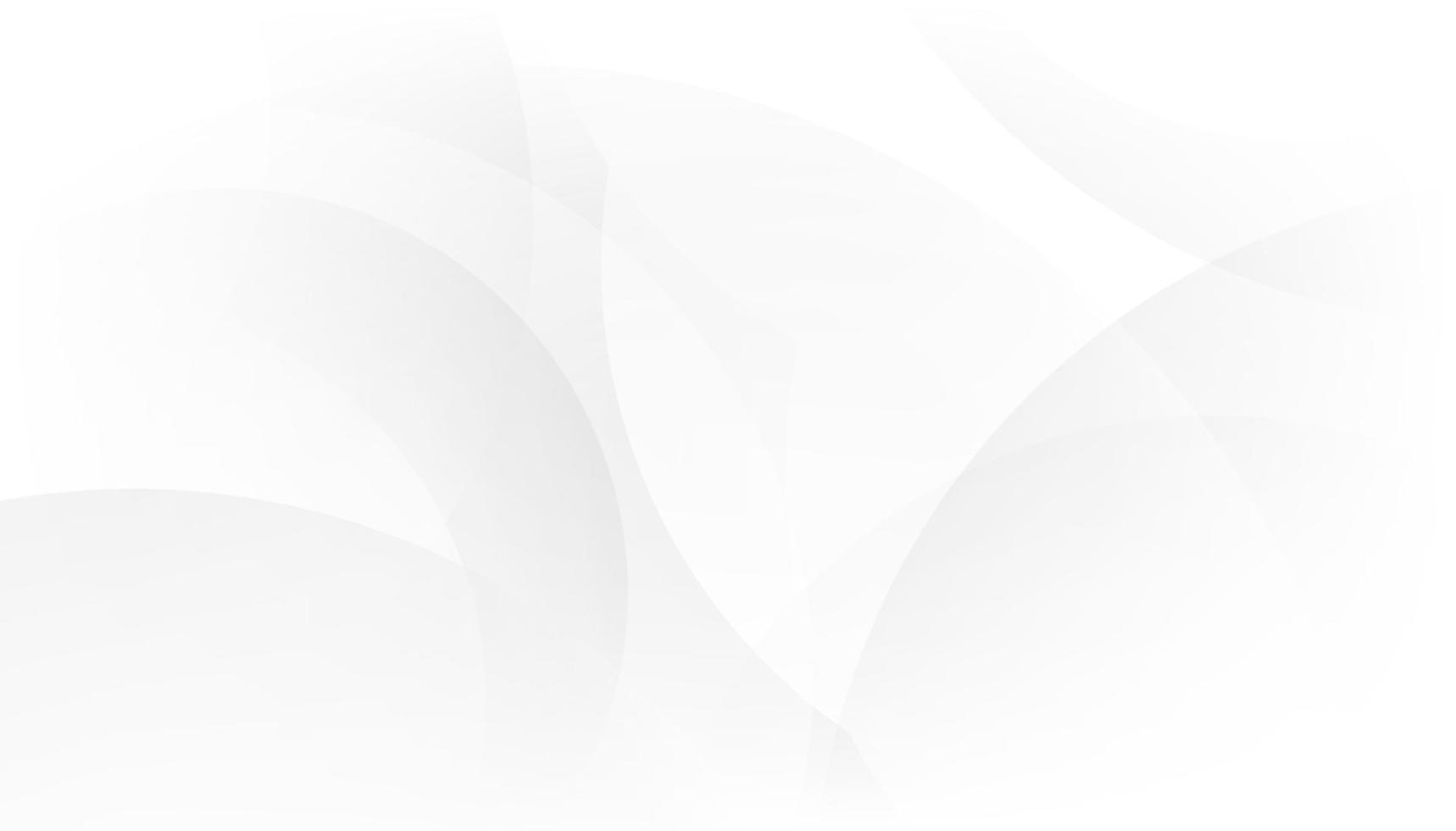 Abstract smooth circle white and gray color background. Vector