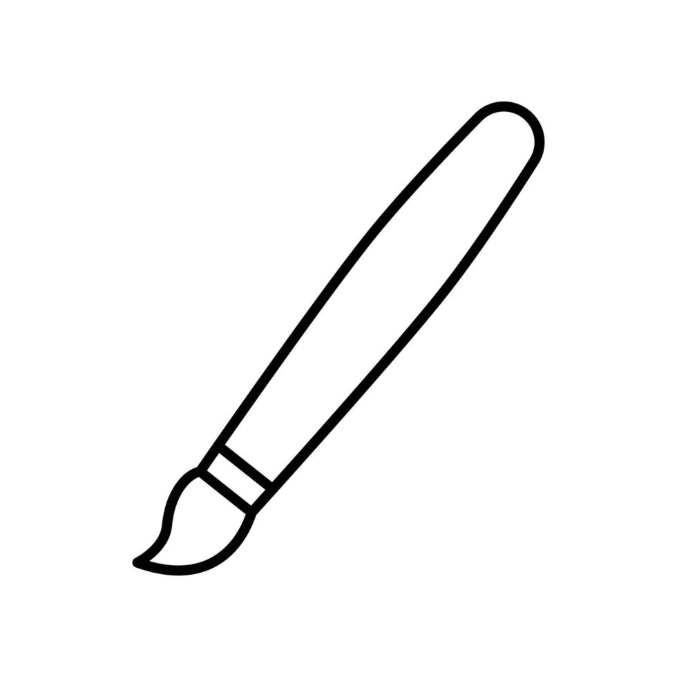 Painting tool icon. icon related to education. line icon style. Simple design editable vector