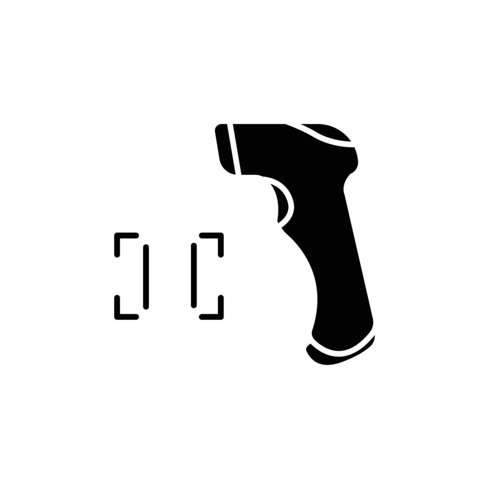 Scanner icon. Icon related to electronic, technology. Glyph icon style, solid. Simple design editable vector