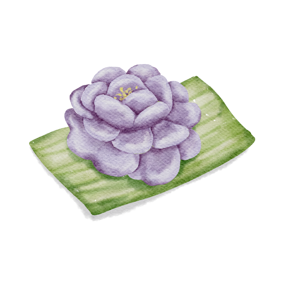 Thai Dessert watercolor hand paint png