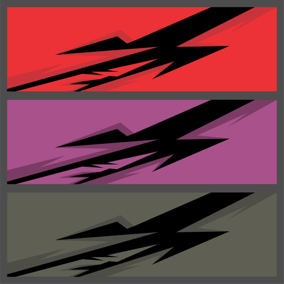 Stylish sports with geometric sharp shapes vector