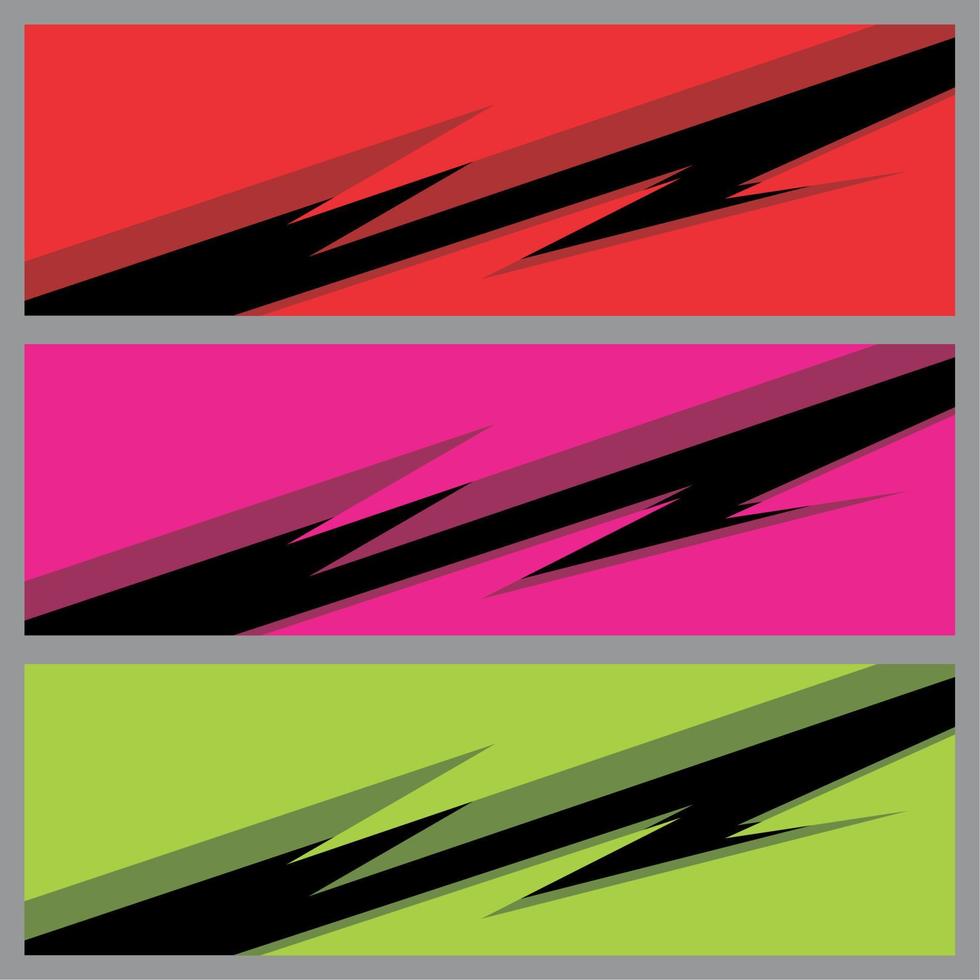 car decal wrap abstract vector