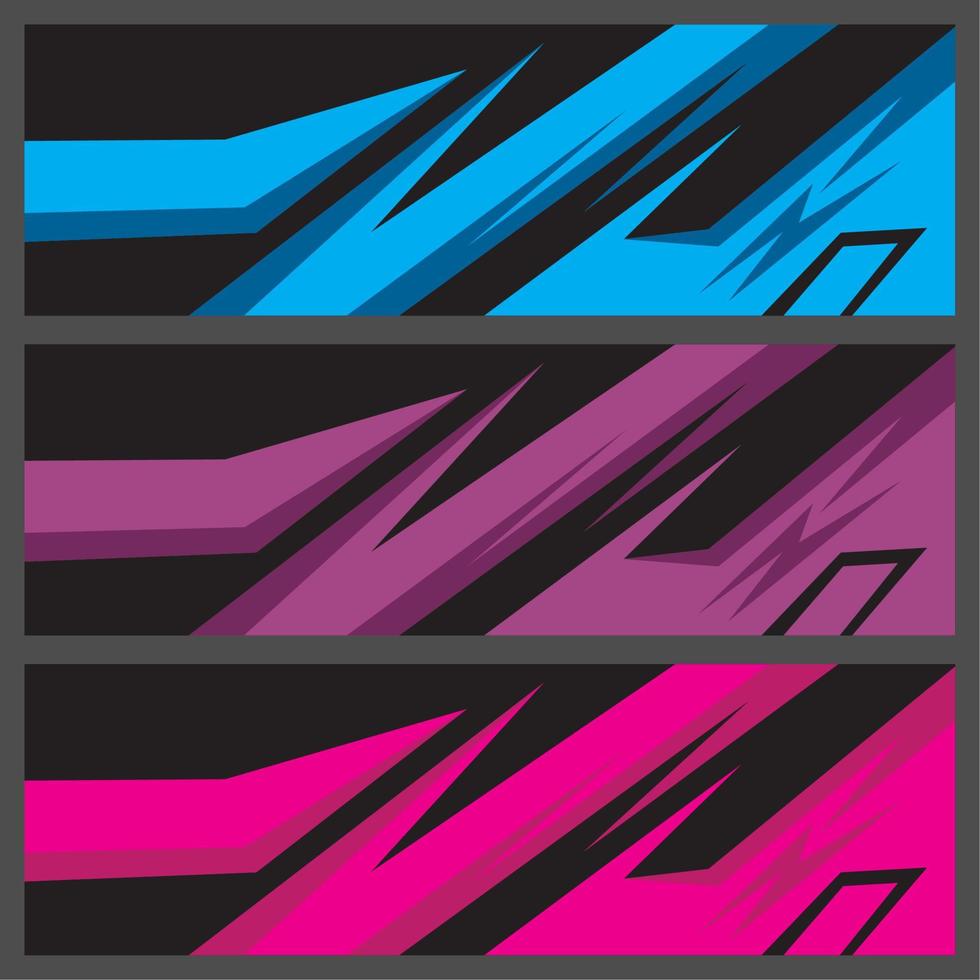 Stylish sports with geometric sharp shapes vector