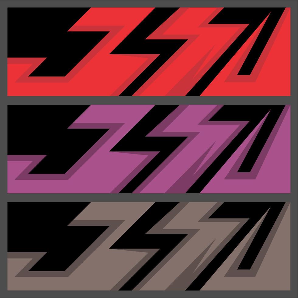 car decal abstract vector