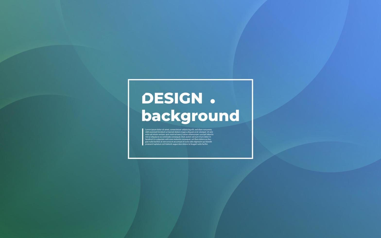 modern dynamic blue green circle shape shadow and light dimension background. eps10 vector
