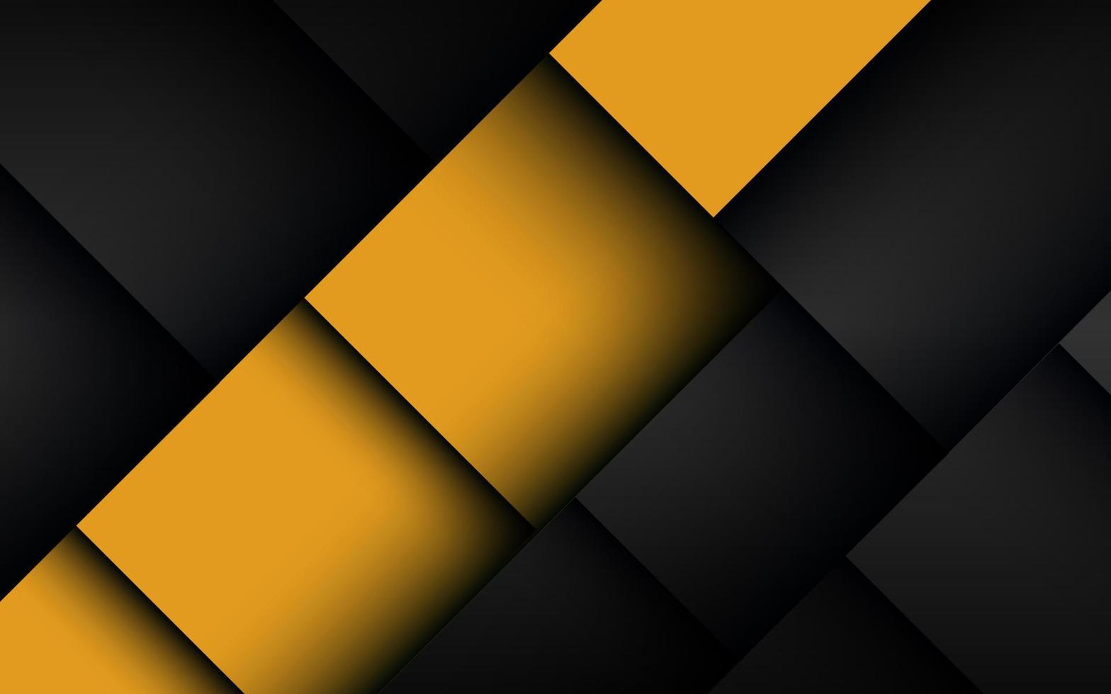 línea de sombra de triángulo gris oscuro amarillo abstracto geométrico con fondo de diseño de espacio en blanco. eps10 vector