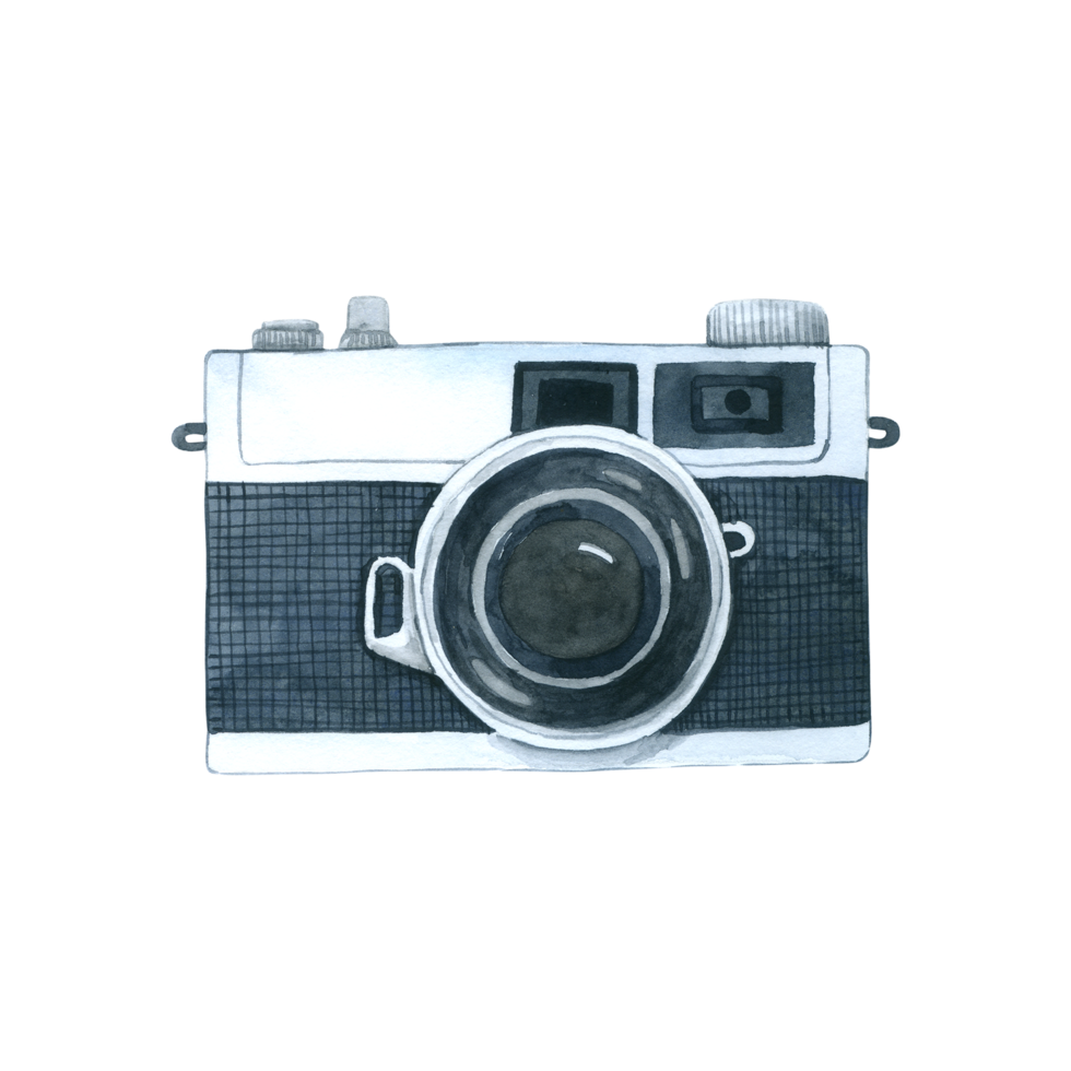 camera aquarel hand verf png