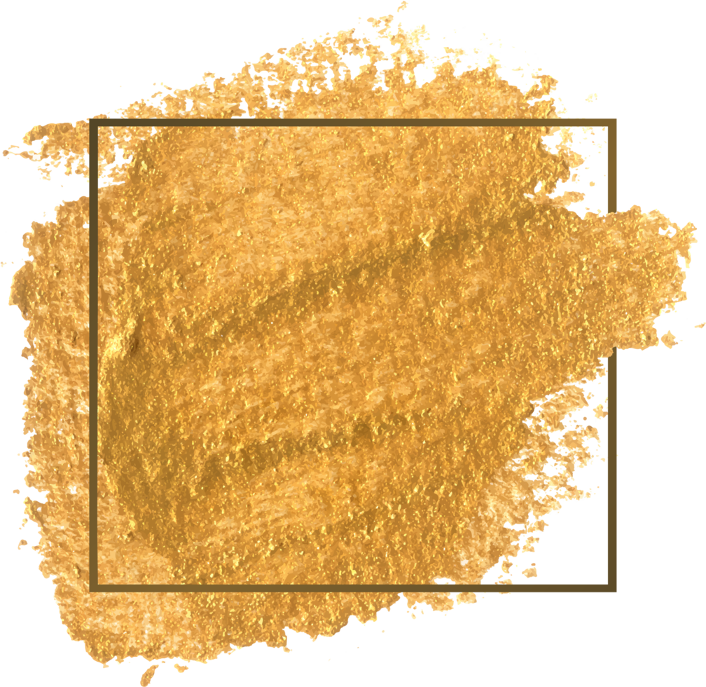 Abstract gold brush background png