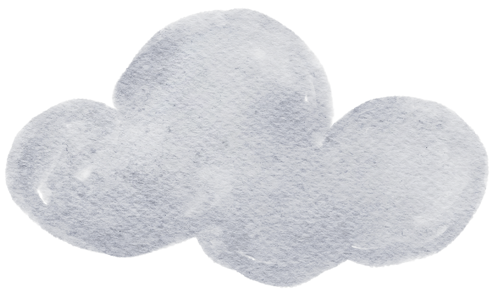 Cloud watercolor hand paint png