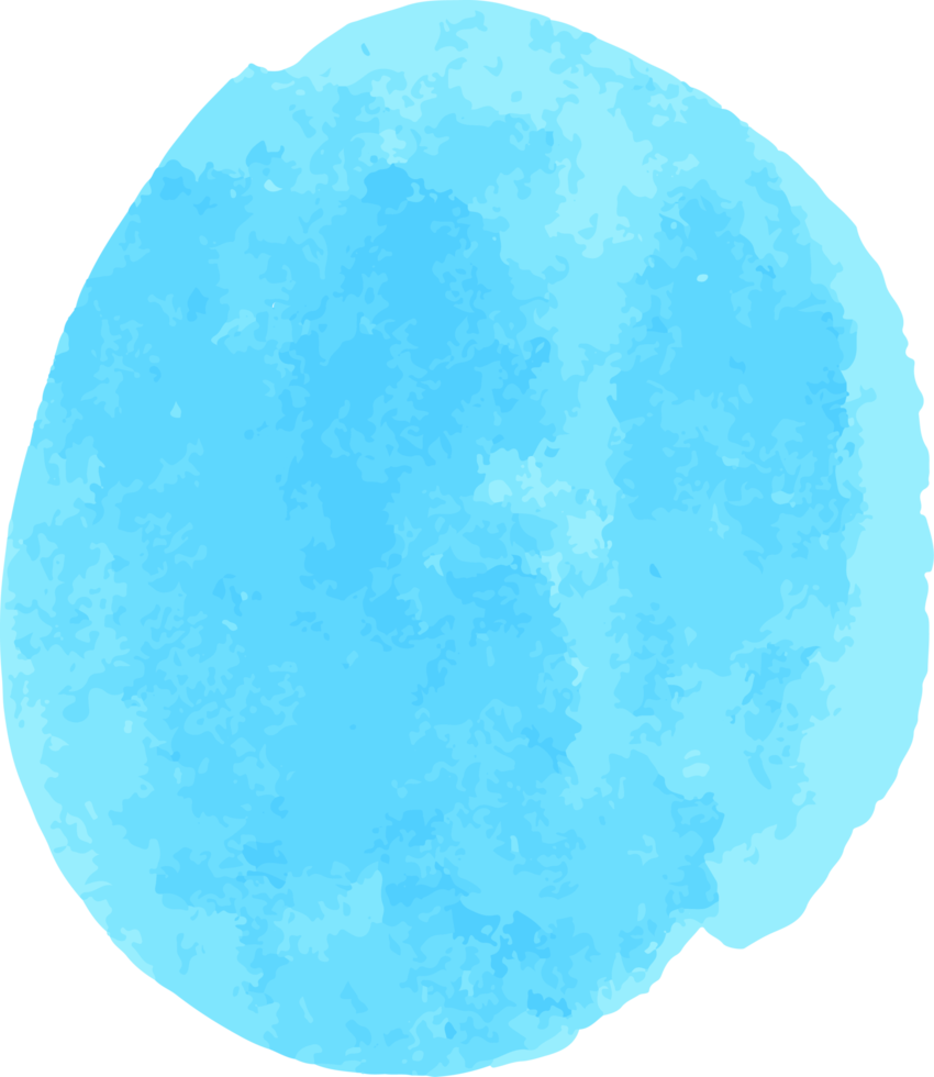 blauer aquarellpinselstrich png