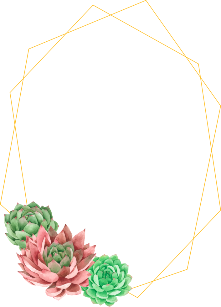 corona di fiori acquerello dipinto a mano png