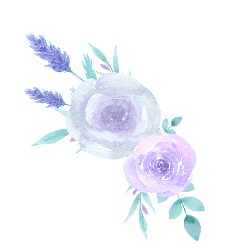 Blumenstrauß Aquarell Hochzeitsblume png