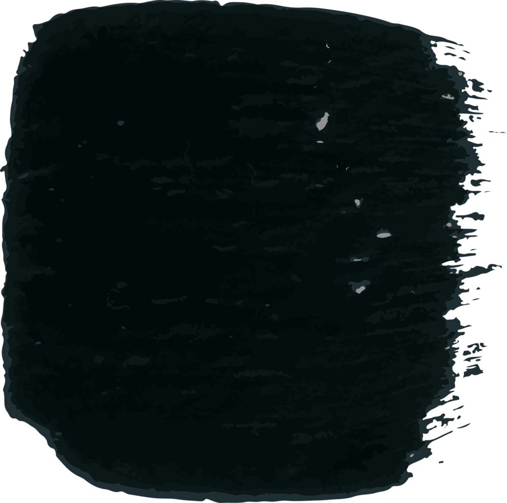 Black Watercolor brush stroke png