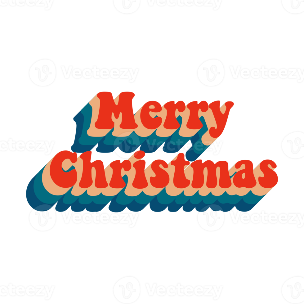 Merry Christmas. Inscription in groove style png