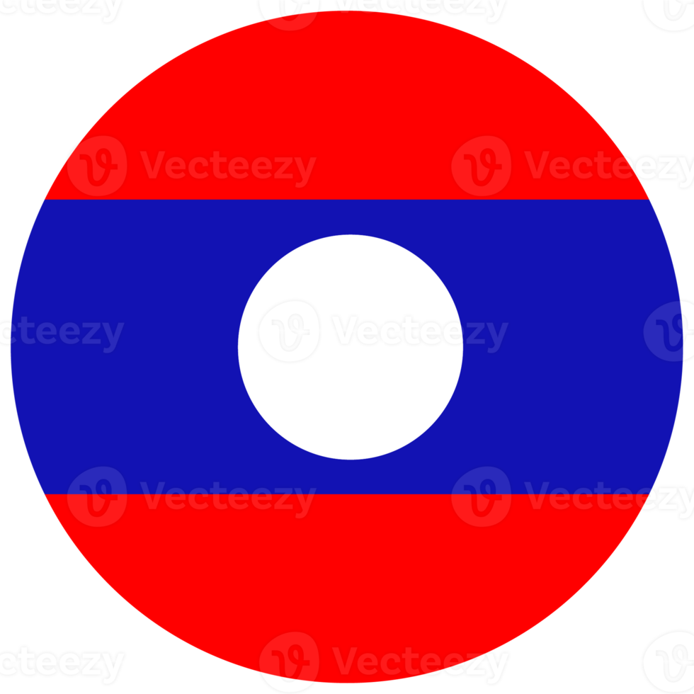 Laos flag icon sign png