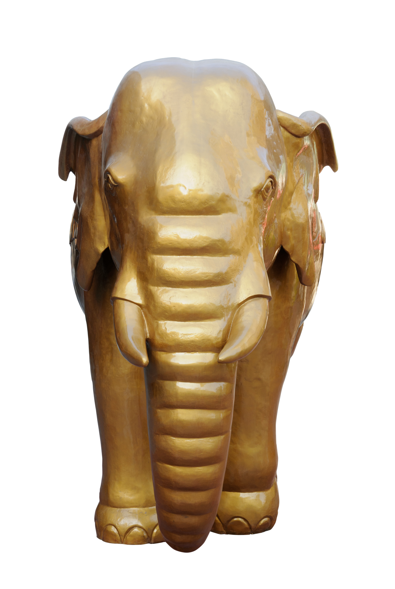 Free statua di elefante dorato con tracciato di ritaglio 10251409 PNG