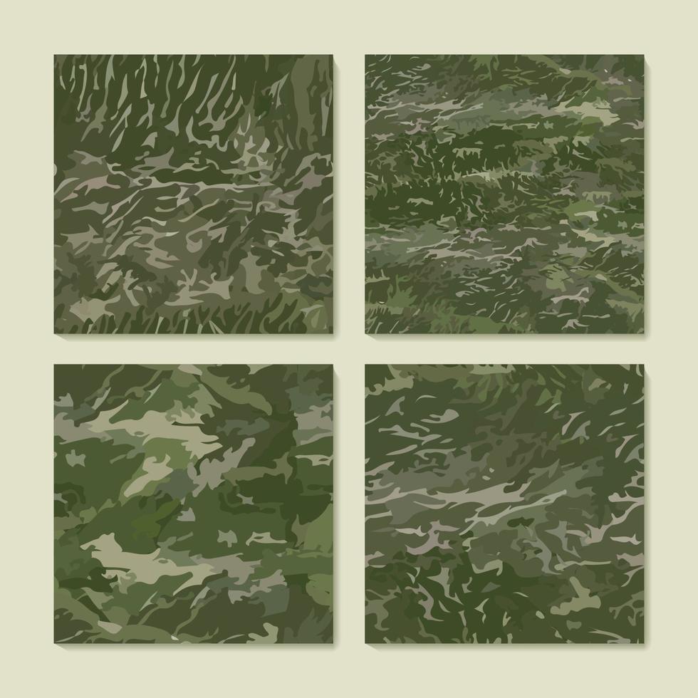 Seamless texture military camouflage repeats army green hunting. Vector Illustration. EPS10