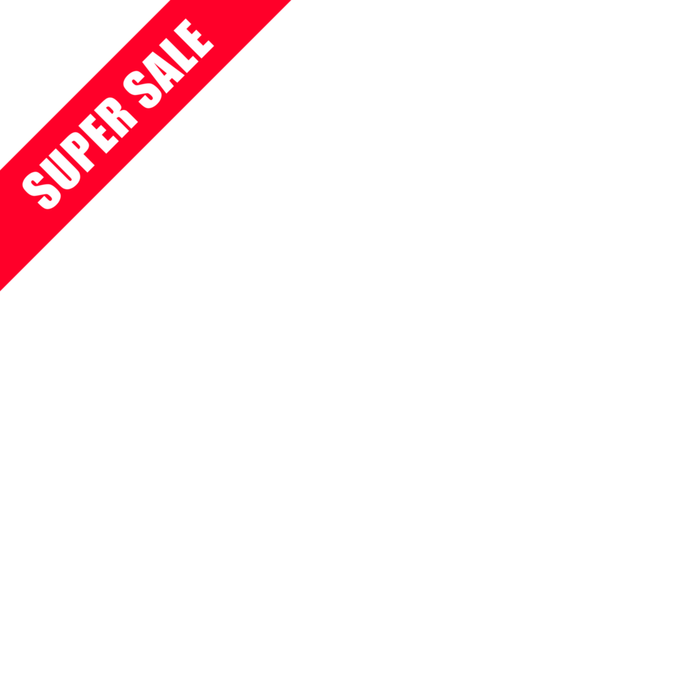 Super sale red ribbon. illustration png