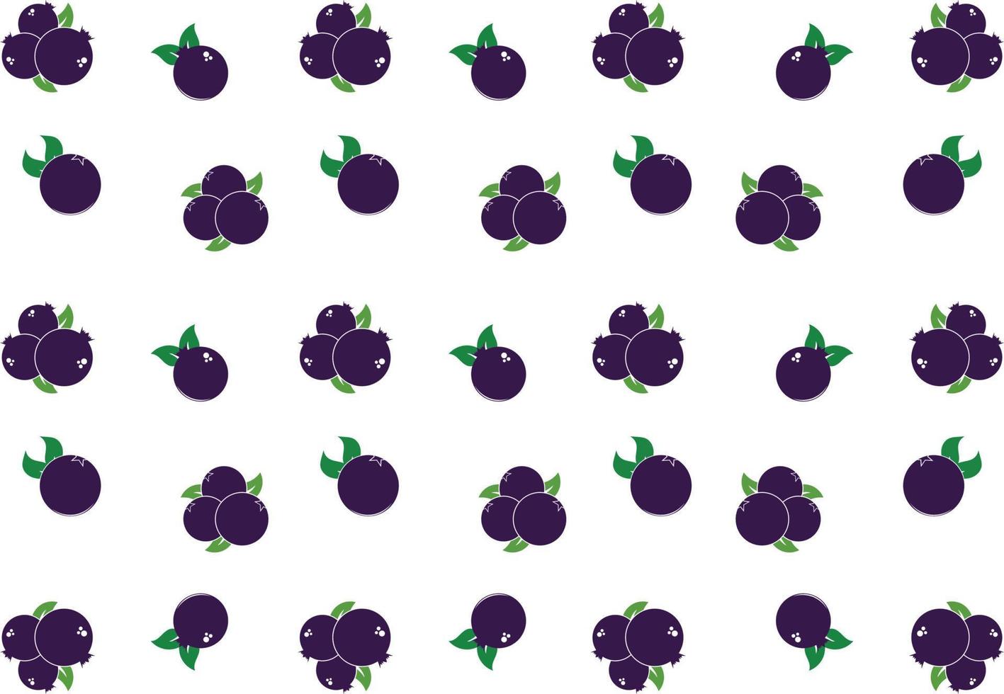 Sweet Blueberry pattern vector