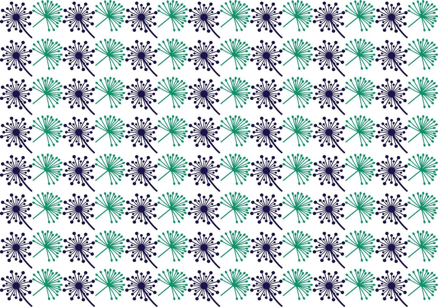 Watercolor flowers pattern vector