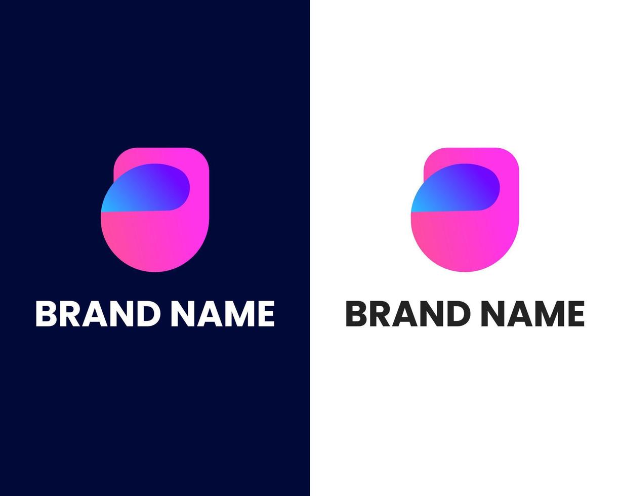 letter d and g modern logo design template vector