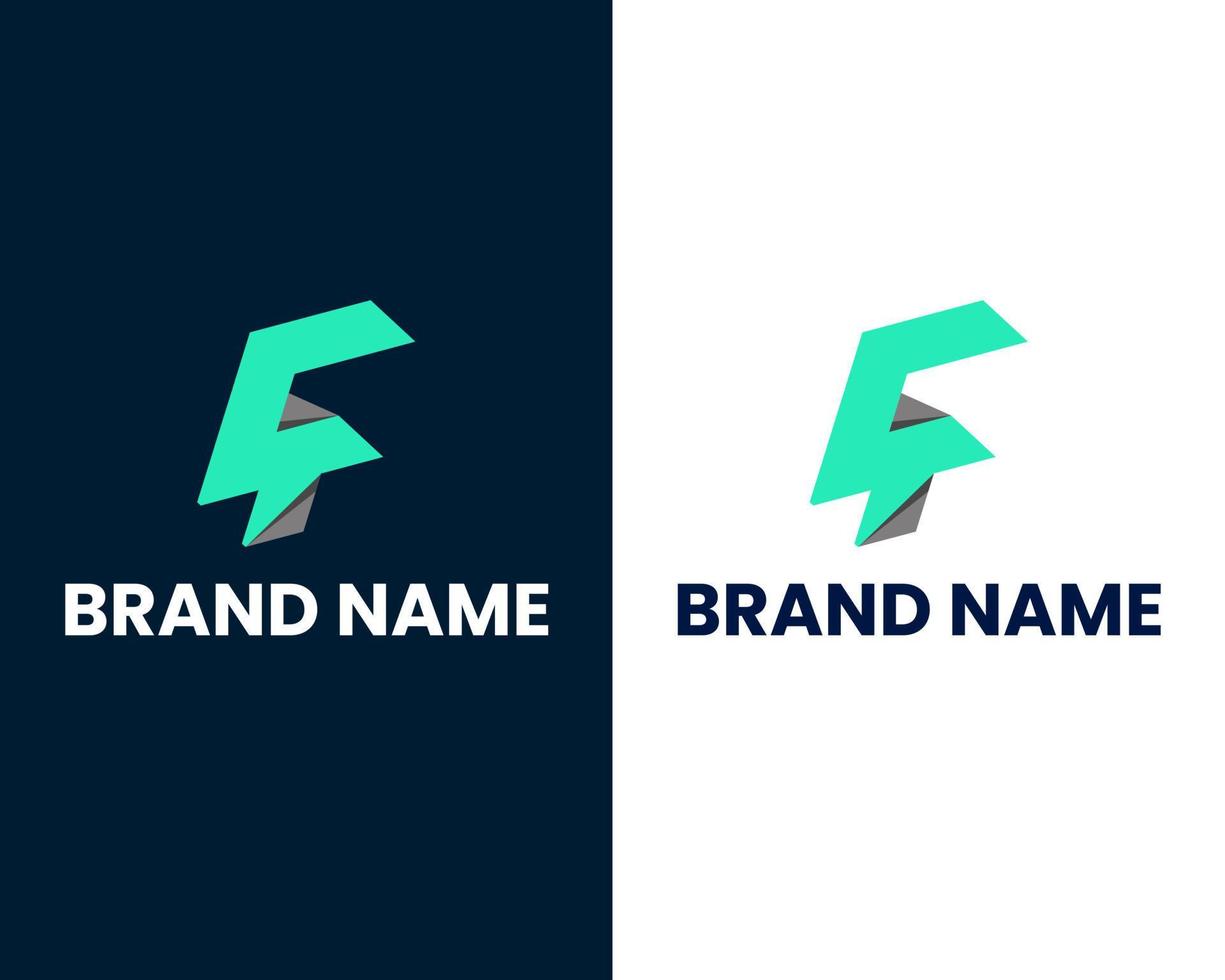 letter f and t modern logo design template vector