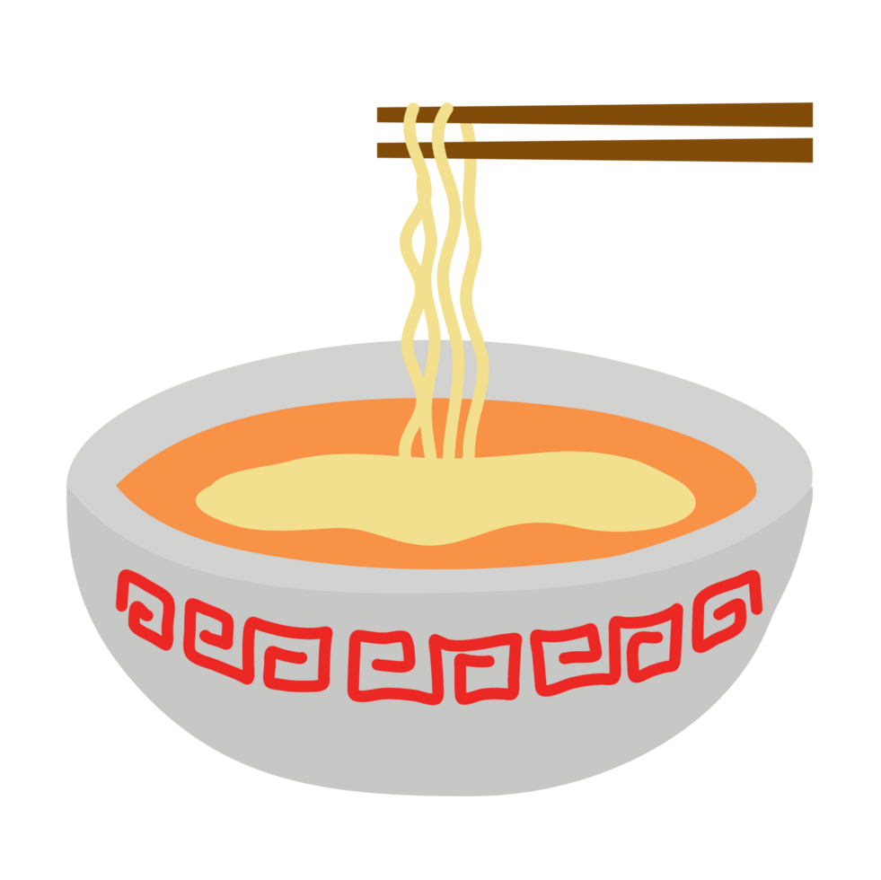 Cartoon cup noodles PNG file