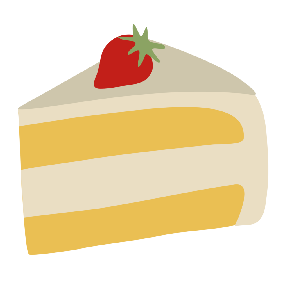 Delicious dessert cake PNG file