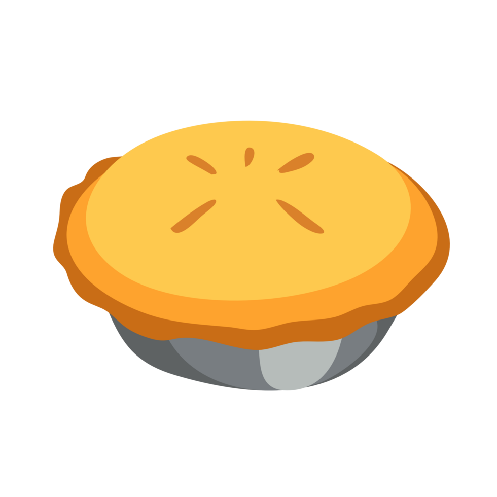 Appetizing baked patty PNG file