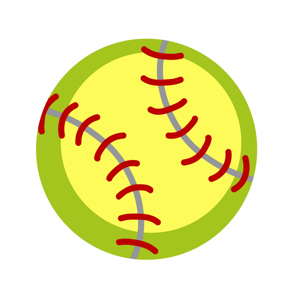 Softball is a sports equipment png file. 10252109 PNG