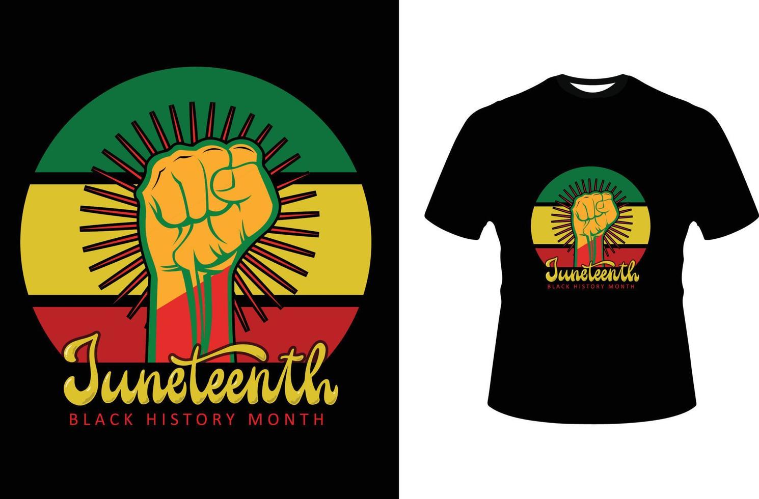 juneteenth t shirt design vector