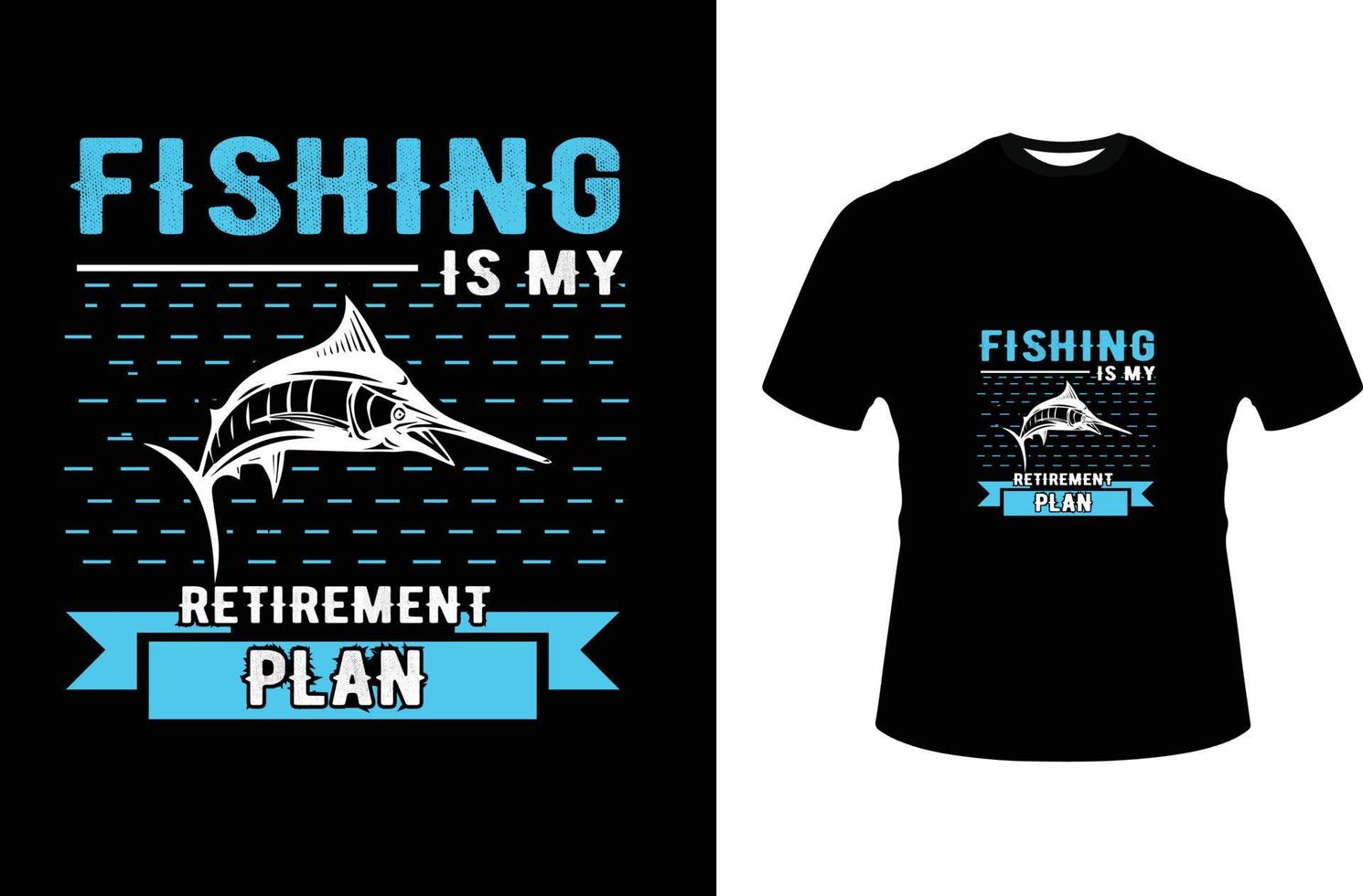 fishing t shirt design vector