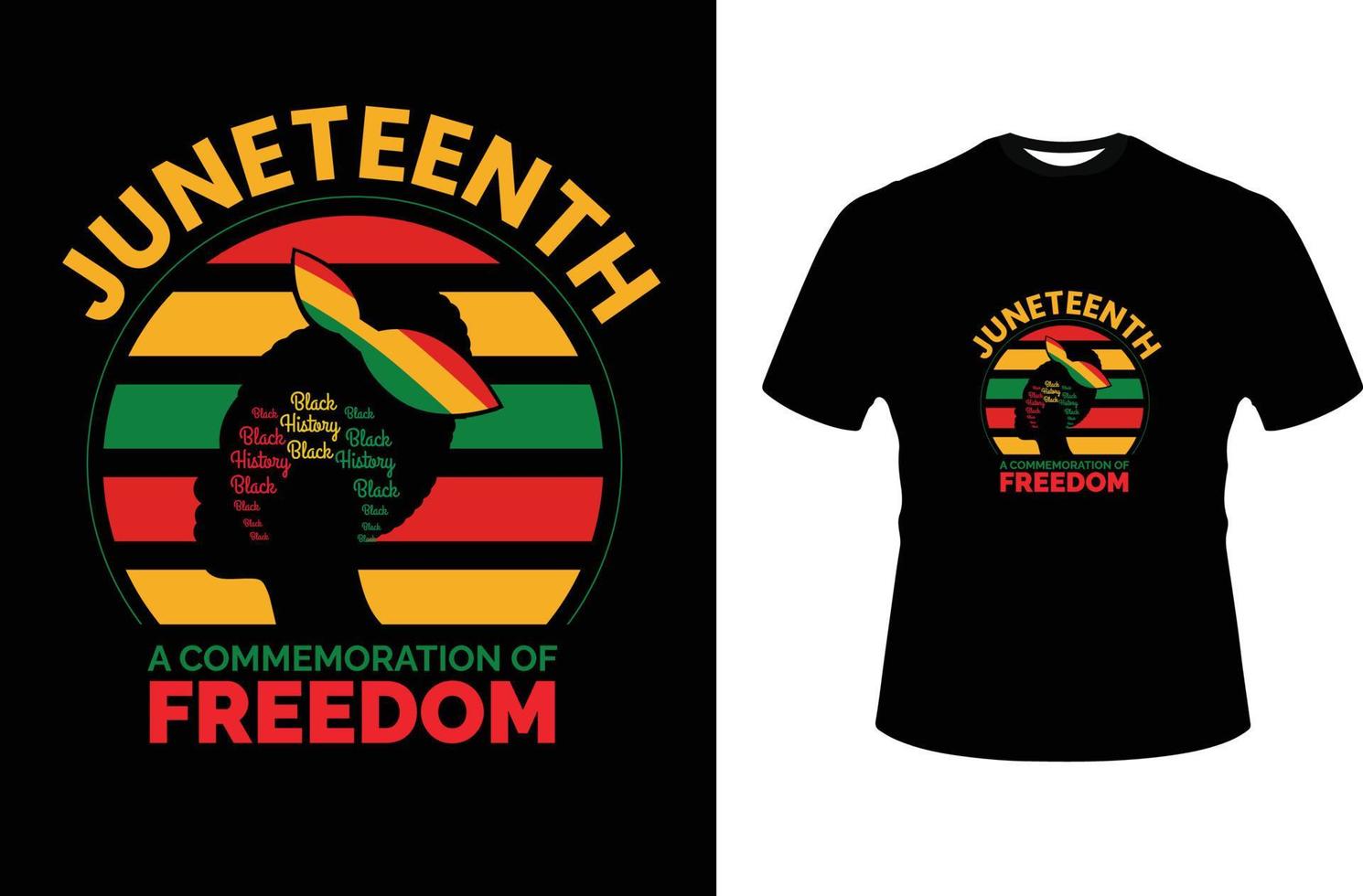 juneteenth t shirt design vector