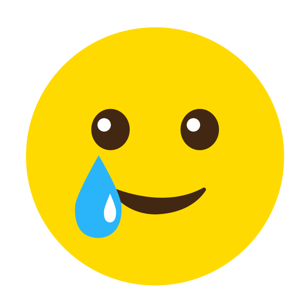 liten sorglig emoji png-fil png