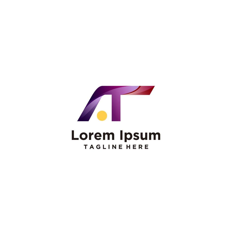 colorful logo design business template vector