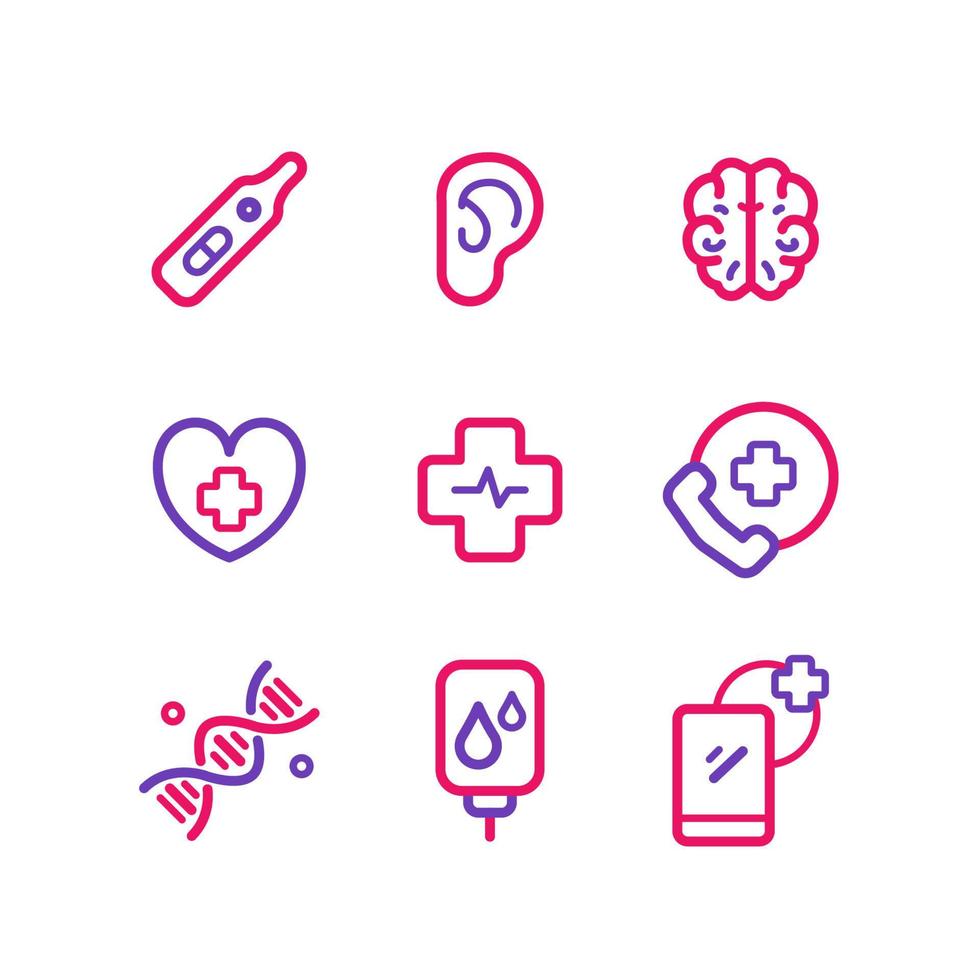 Medical Icon Pack vector