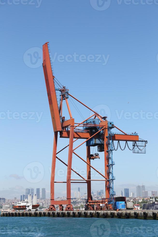 Orange Port Crane photo