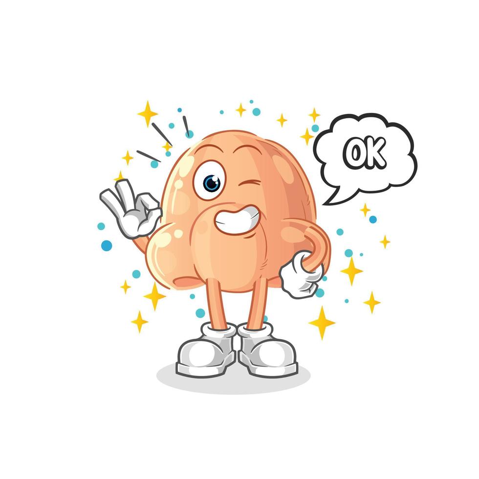 nose cartoon character vector