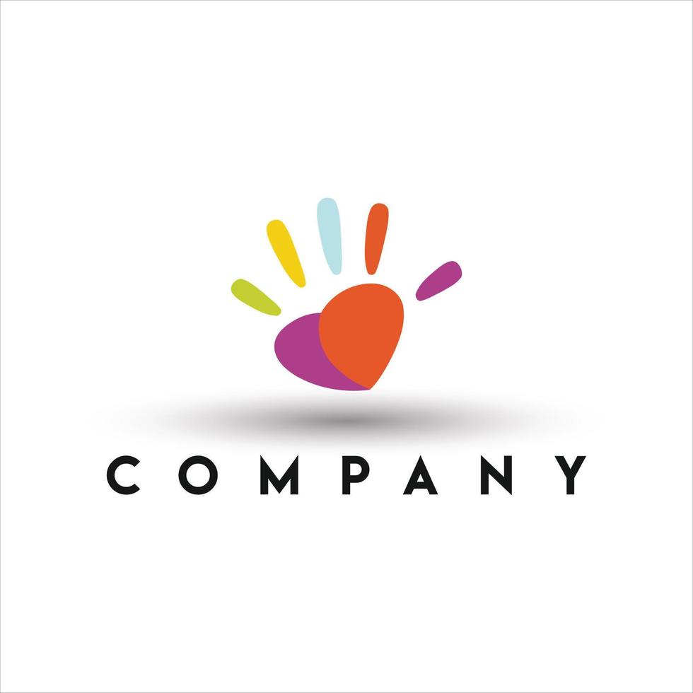 Baby footprint Logo. Footprint Logo vector