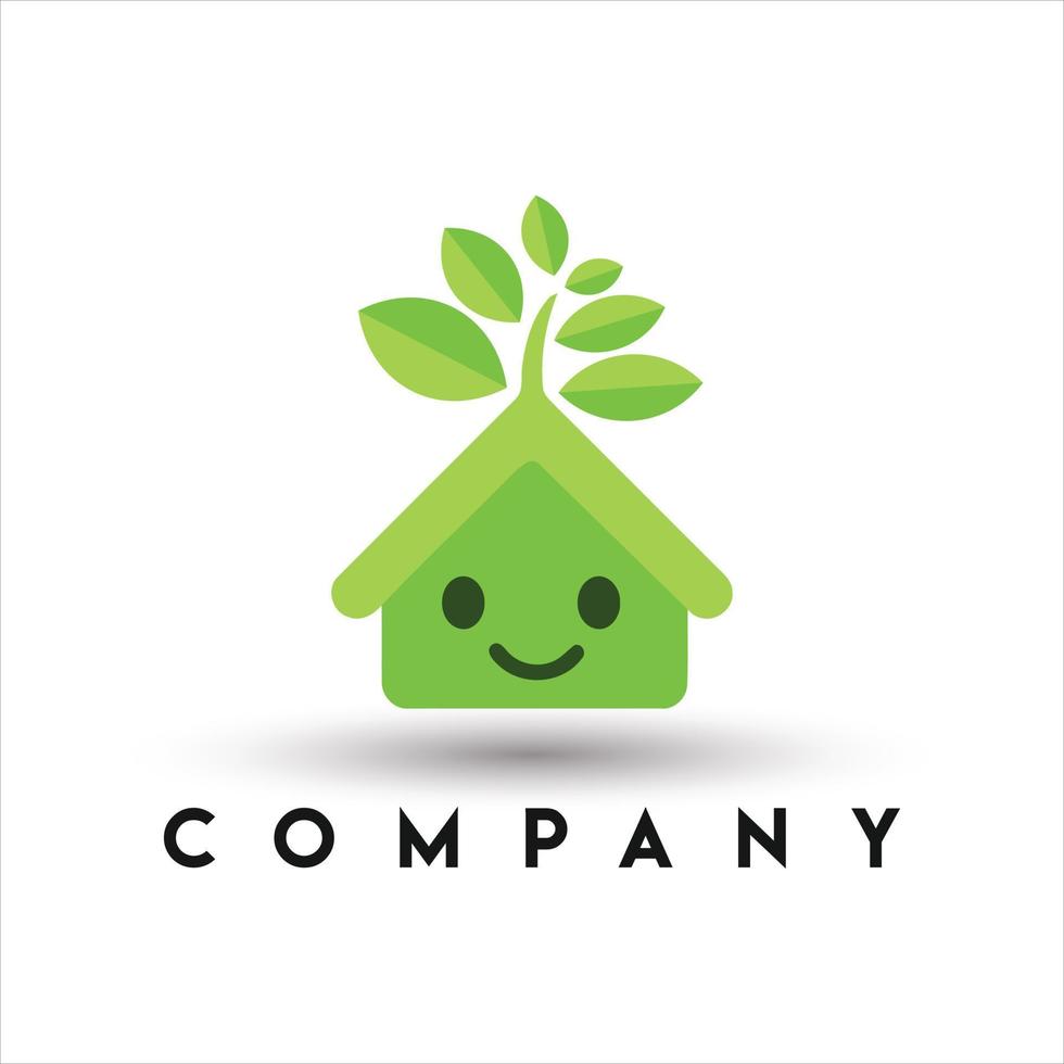 Nature House Logo. Tree House Logo vector